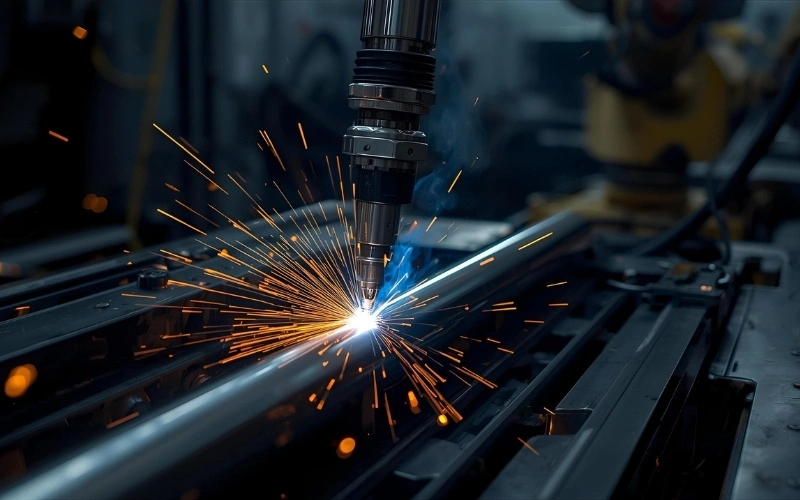 hàn laser ống tại nhà máy của chúng tôi