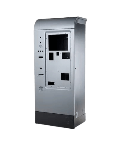 vỏ máy kim loại tấm được cắt bằng laser và xử lý sau bằng các hoạt động kim loại tấm